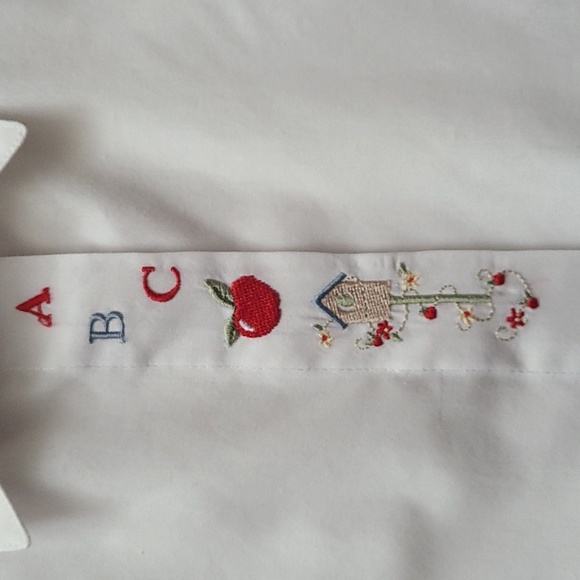 Vintage 80s Refashioned "Teacher" Blouse (L) - Picture 9 of 10